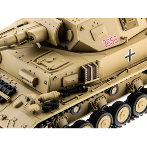 1:16 Танк Heng Long DAK Pz. Panzerkampfwagen IV Ausf F-1 V6.0S - 3858-1, 2.4Ghz